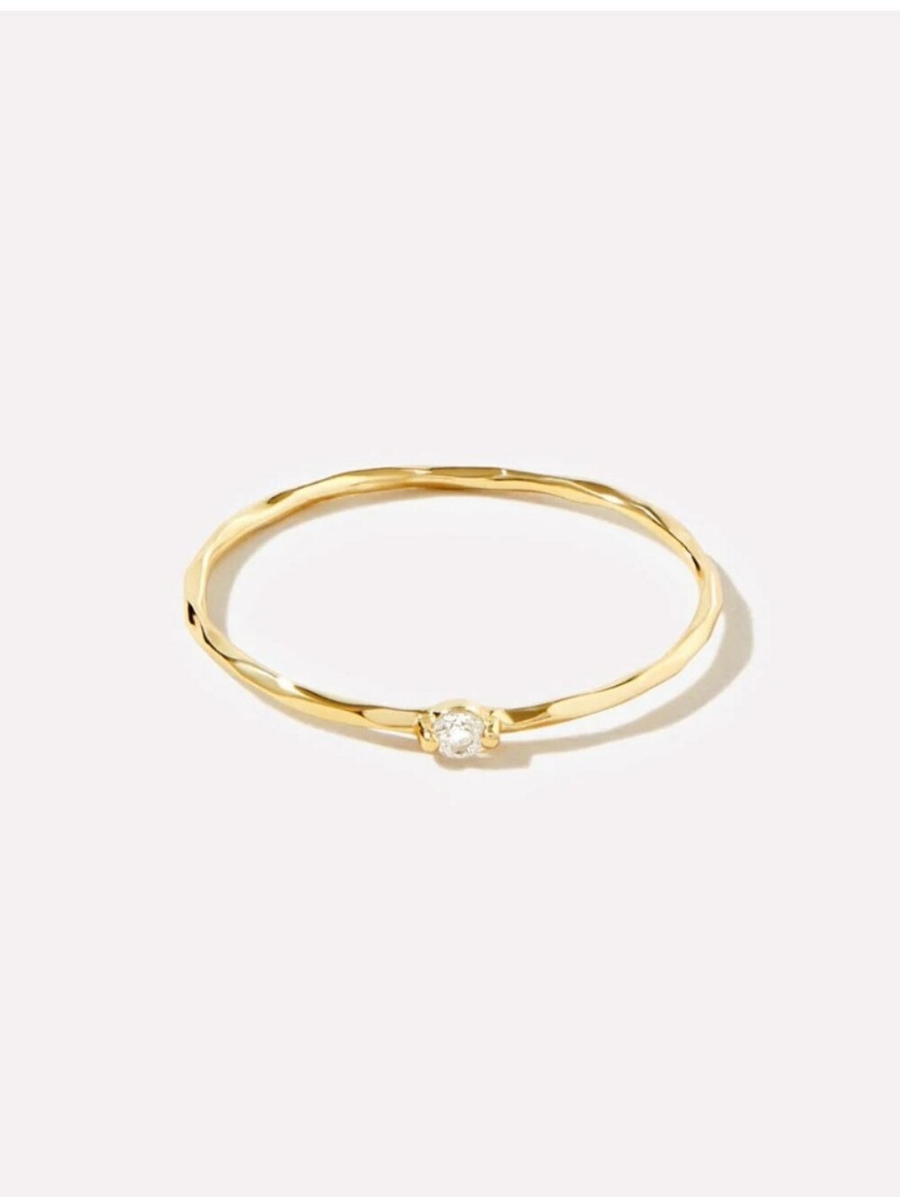 Gold Ring + Pink Velvet Heart Jewelry Box with Pearls